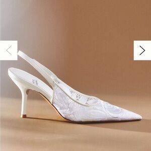 Jeffrey Campbell White Lace Women's Shoes